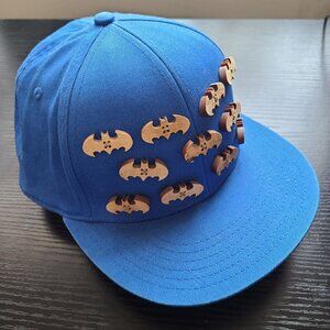BATMAN 11 Wooden Bats Hat Size OS Adjustable Blue